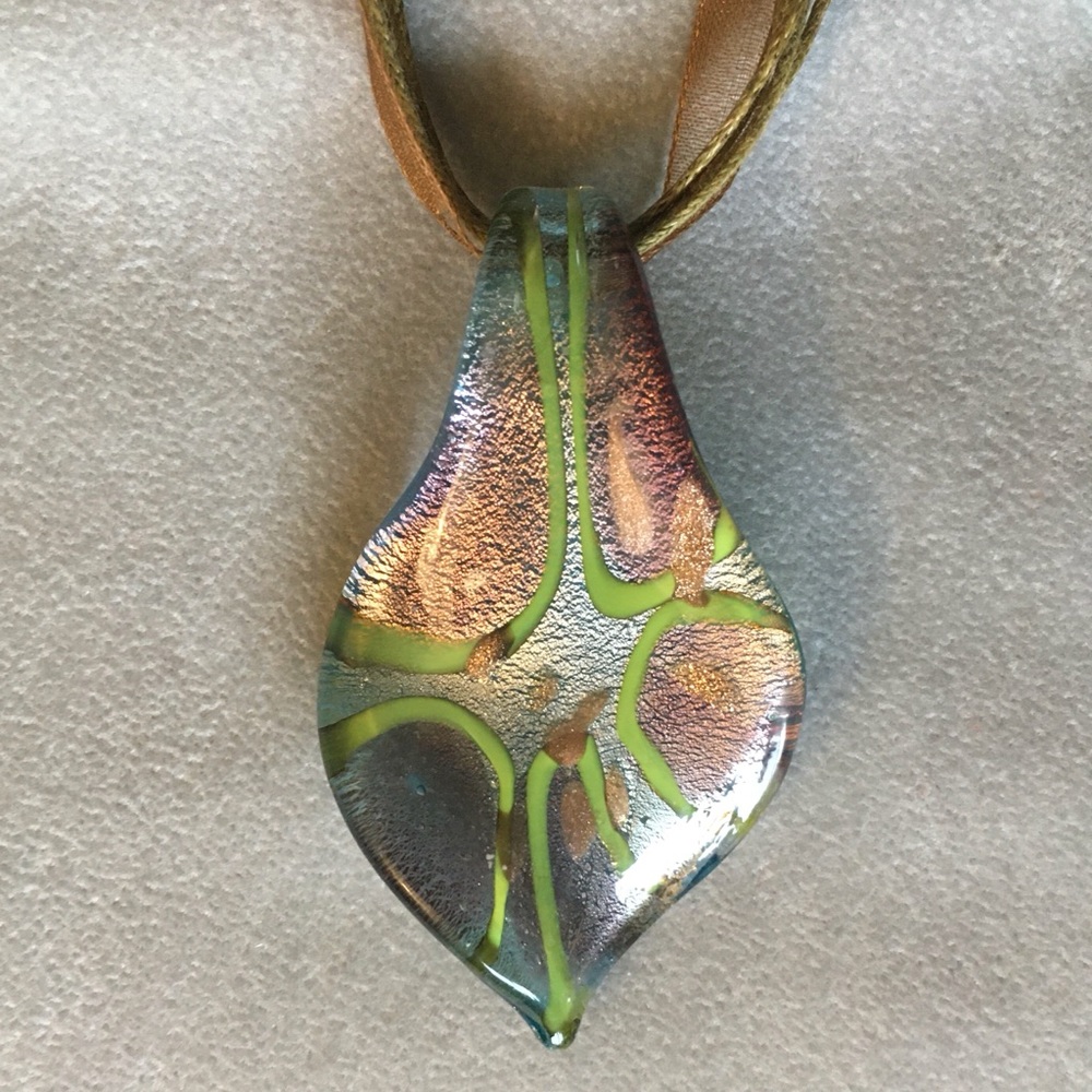 Blown Glass Necklace